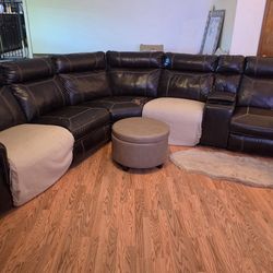 FREE - Sectional leather sofa