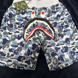 Bape Shorts Blue