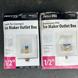 Ice Maker Outlet Boxes 