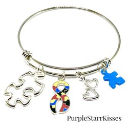 Autism  Bangle  Bracelet 