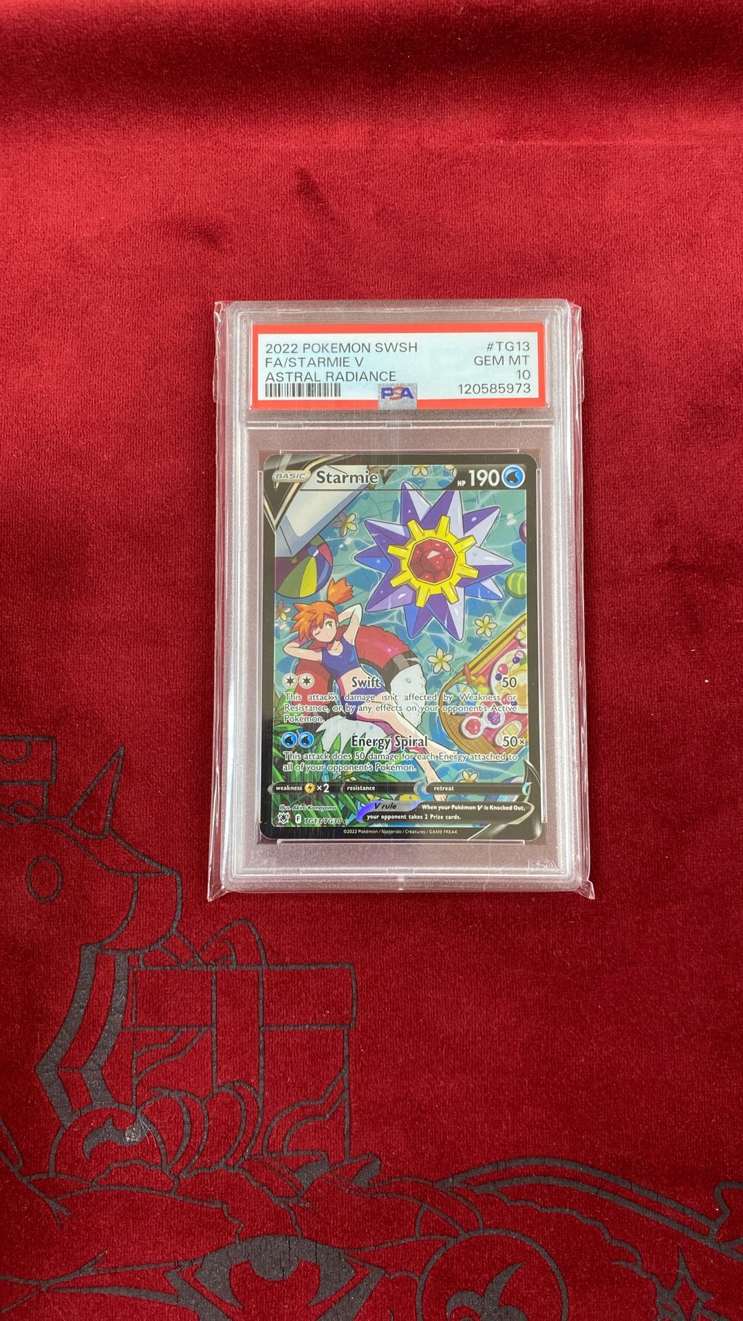 Pokemon PSA 10 Starmie V