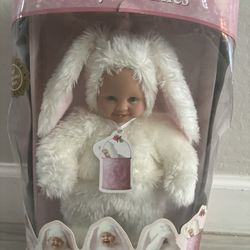 Anne Geddes Baby Bunnies Bunny 1997 Doll In Original Box