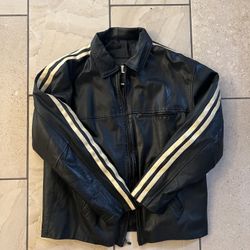 Vintage Leather Racer/Racing Jacket XL
