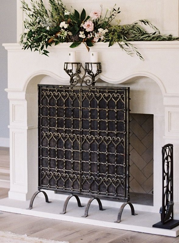 Vintage Fireplace Screen