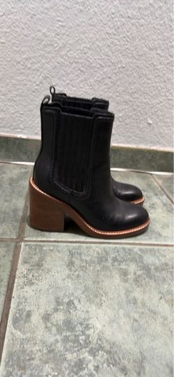 Leather boots