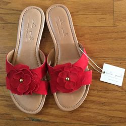 NWT Genuine Leather Sandals Size 7 Made In Italy