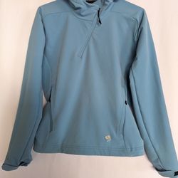 Women's Small Ultralight Jacket Pull Over Top  Mountain Hardware Stretchy Shell Backpacking Hooded Rei Hiking Columbia North Face Rab Breathable Base