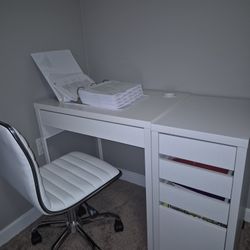 Ikea DESK & file Cabinet