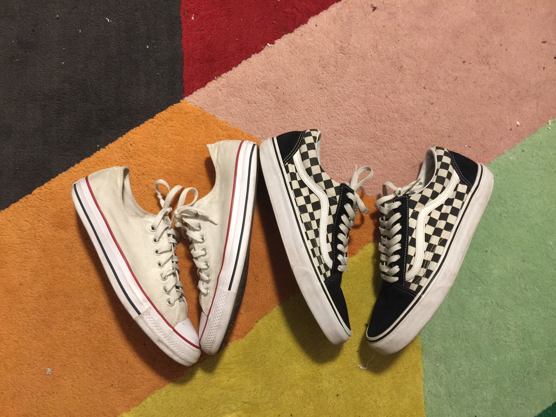 Vans and converse $50 for both