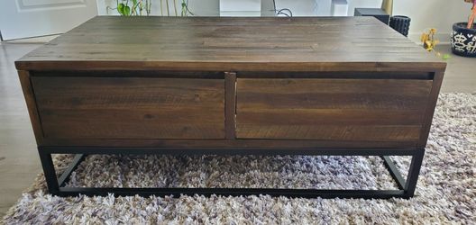 Acacia Kona Grove Coffee Table -4 Drawer Storage