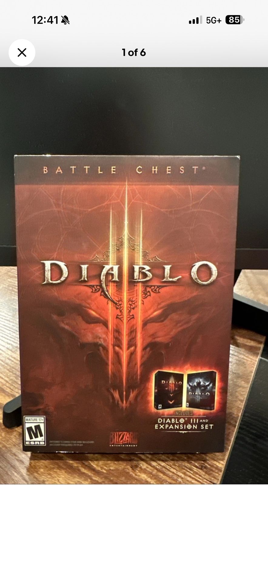 Factory Sealed Diablo 3  Diablo 3 Reaper Of Souls Battle Chest