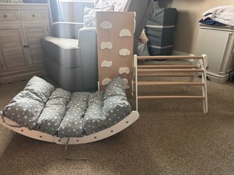 Triangle Climbing Set with Ramp and Rocker