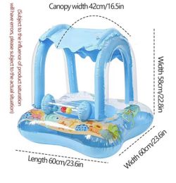 Pink Pool Floaty (For Infants/Toddlers Under 28 Pounds)