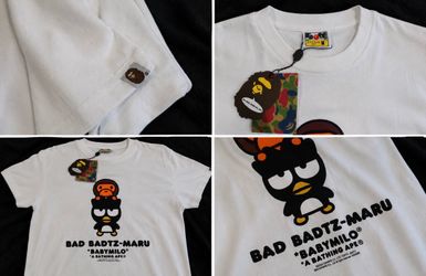 BAPE Baby Milo x Bad Badtz-Maru White T-Shirt