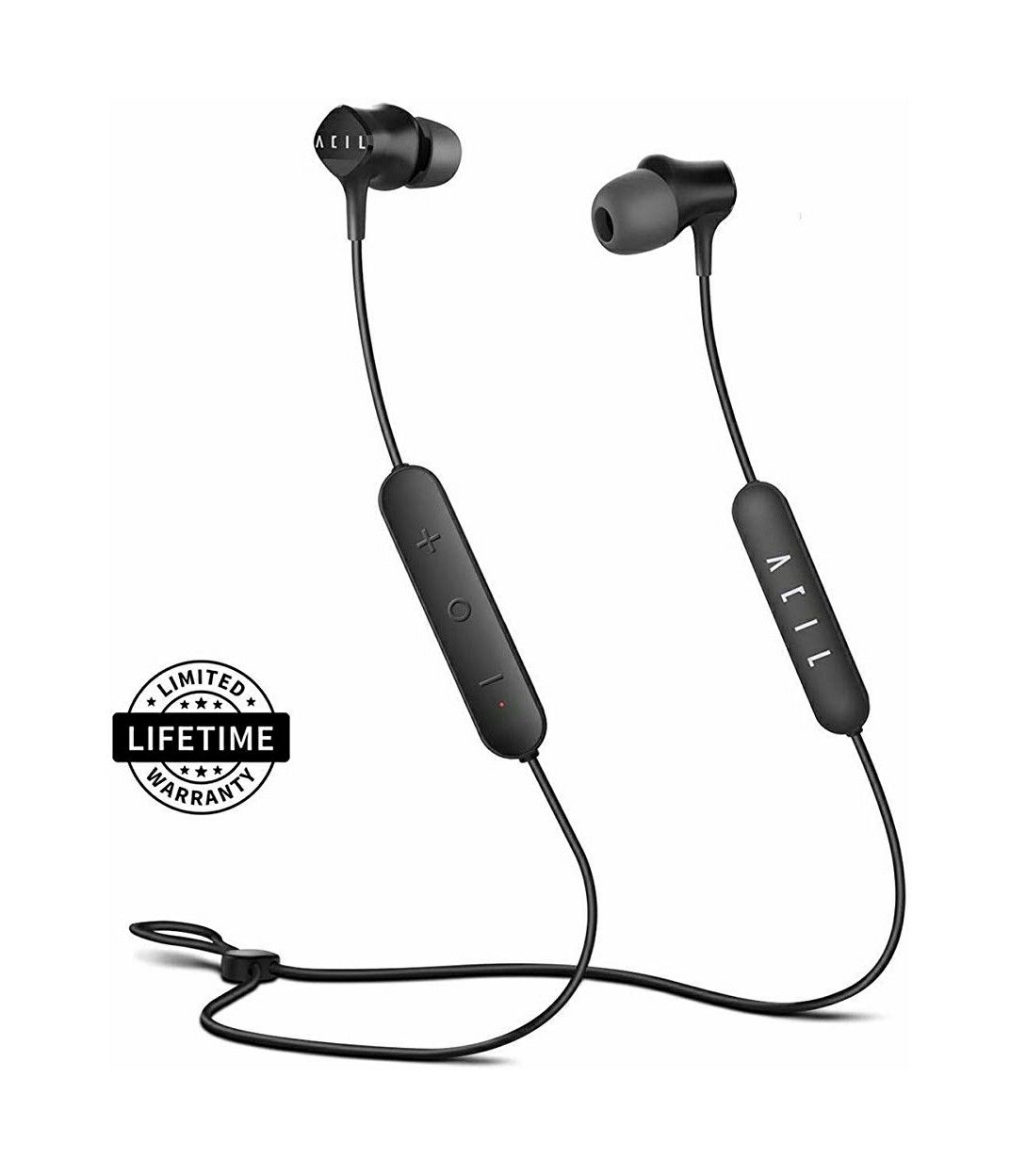 ACIL H2 Bluetooth Headphones – Dual Drivers Wireless Earbuds, Balanced Armature, 0.4" Dynamic Driver, Superb HiFi Stereo, 12H Battery, Noise Canc