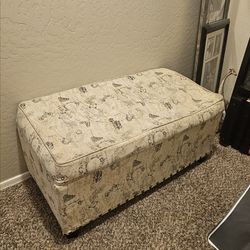 Storage ottoman bench