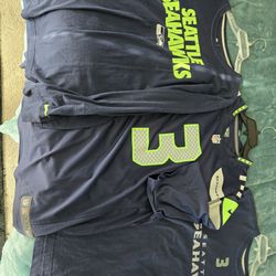 Three Seattle Seahawks Tshirts