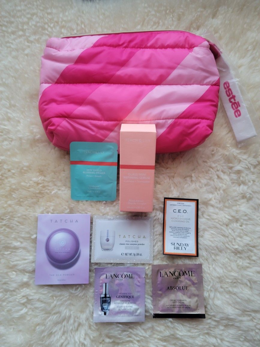 2x PEACH & LILY/Makeup Bag/5 HIGH-END FREEBIES