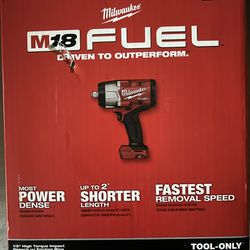 Milwaukee Fuel Brushless 1/2 High Torque Impact Wrench Gen 3 New 