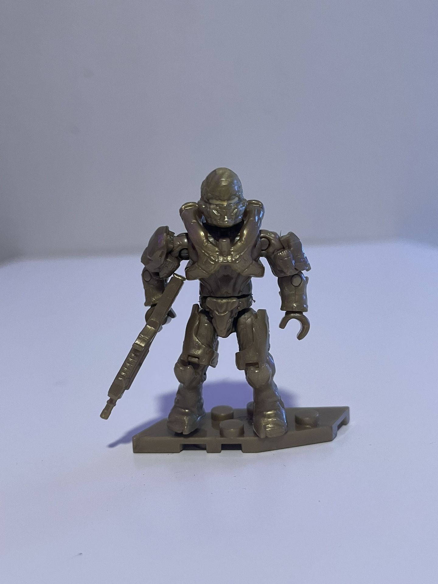 Halo Mega Construx Gold Spartan Locke 20th Anniversary