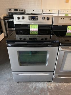 Stainless Steel Flat Top Stoves Working Good Clean 