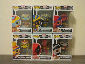Marvel Lucha Libre Funko Pops