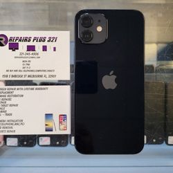 Unlocked Black iPhone 12 128gb