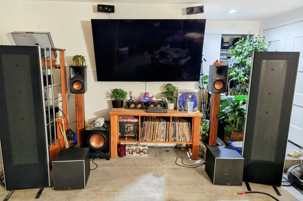 🔊 Audiophile Nirvana on a Budget: Magnepan MG1.7 Panels with Dual Polk Bass Punch! 🔊