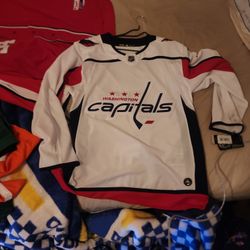 Washington Capitals Blank Autheic Away Jersey