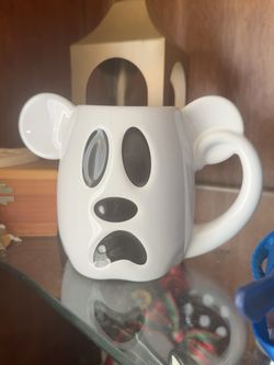 Disney park 2018 Mickey Mouse Ghost Halloween Ceramic Mug