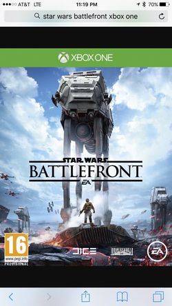 Star Wars battlefront Xbox One