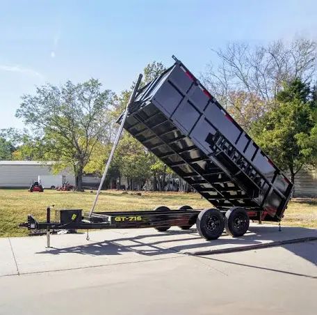 7 x 16 big tech dump trailer