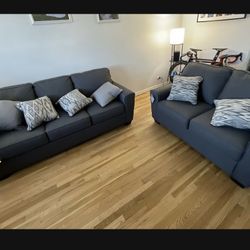 Grey Couch Set 