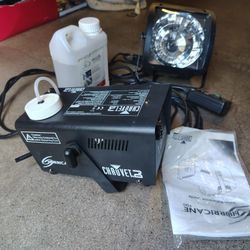 Smoke Machine And Strobe Light