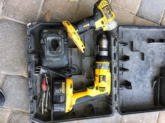 Dewalt hammer drill and impact and charge