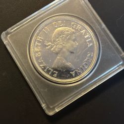 1964 Silver Canadian Dollar