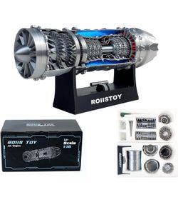 F35 Jet Engine Model 1:18 Scale turbofan Engine Model Science Educational Toy Deluxe Aviation Enthusiast