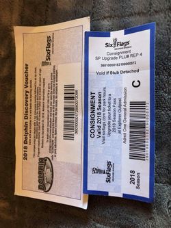 Six flag tickets