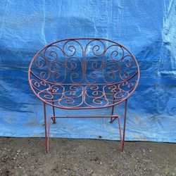 Antique Metal Kids Chair 