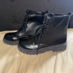 Black Combat Boots 
