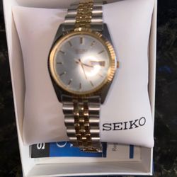 Vintage Seiko men’s luxury watch Gold tone