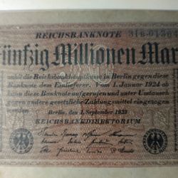 Fifty Million German Marks