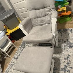 Nursery Rocking Chair and Ottoman
