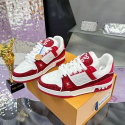 LV Red& White Any Color, Any Size