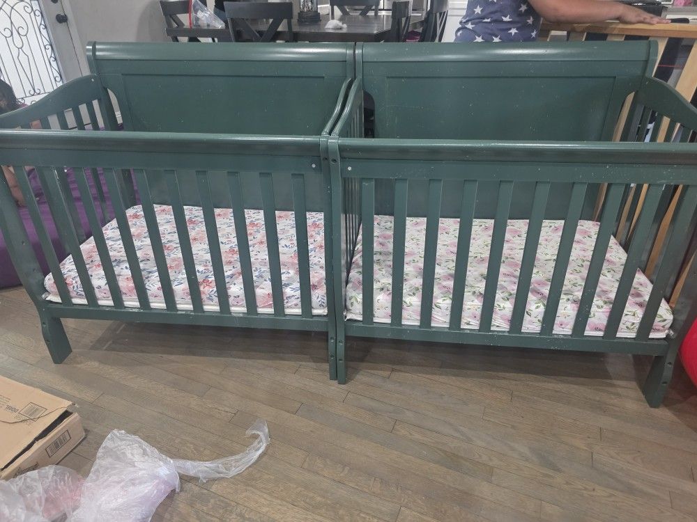 (2) Mini  Cribs