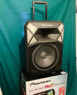 Pioneer Ultimate Party Speaker w/ LED Lights, 700 W Powerful Bass, Dj & Karaoke Ready