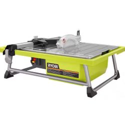 Title: RYOBI 7” Wet Tile Saw w/ Stand – New in Box