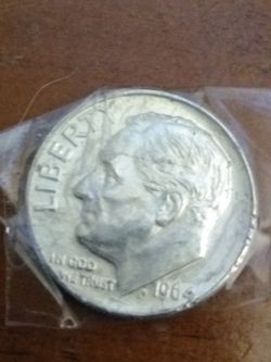 64 dime silver! In real good condition