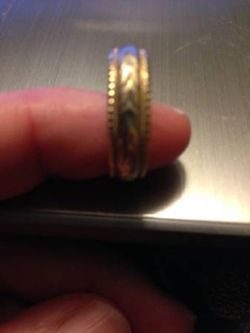 10K Women's Gold Band, Ring, Size 8
