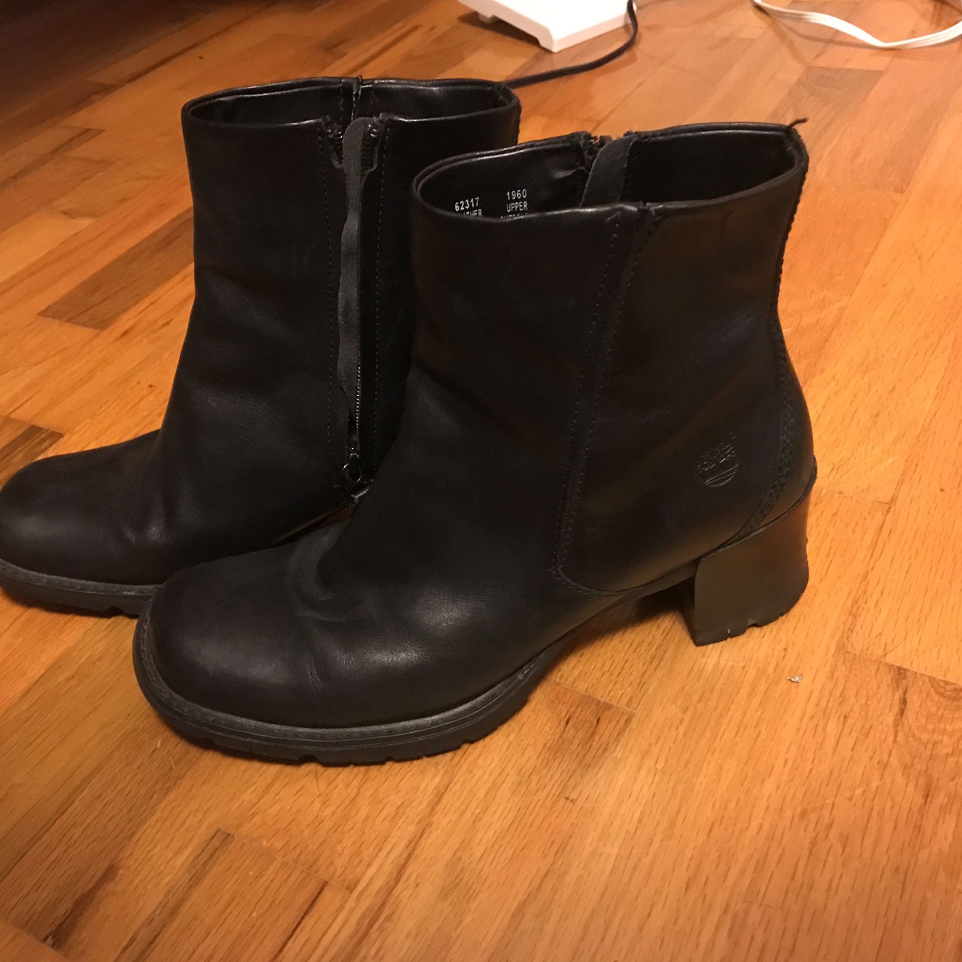 Leather Size 8 Timberland Black Women’s Boots
